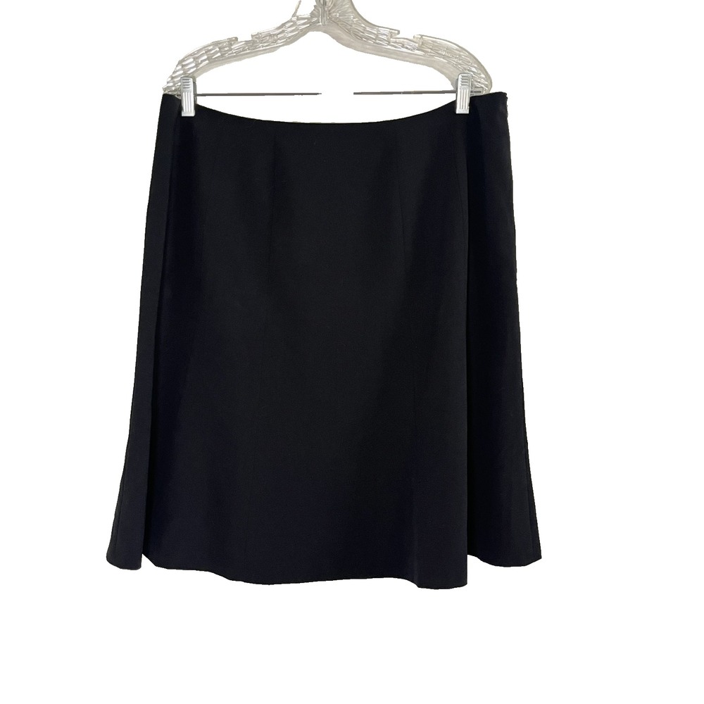 Calvin Klein Neutral Flowy Skirt‎ 16 Classic Preppy Minimalist Lagen Chic